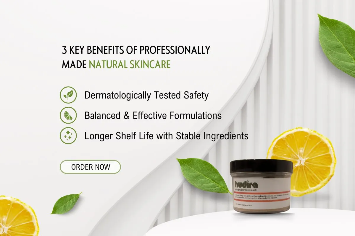 3 key benefits of Professionally Made Natural Skincare