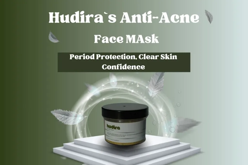 Anti acne face mask by hudira for teenagers to prevent periods pimples
