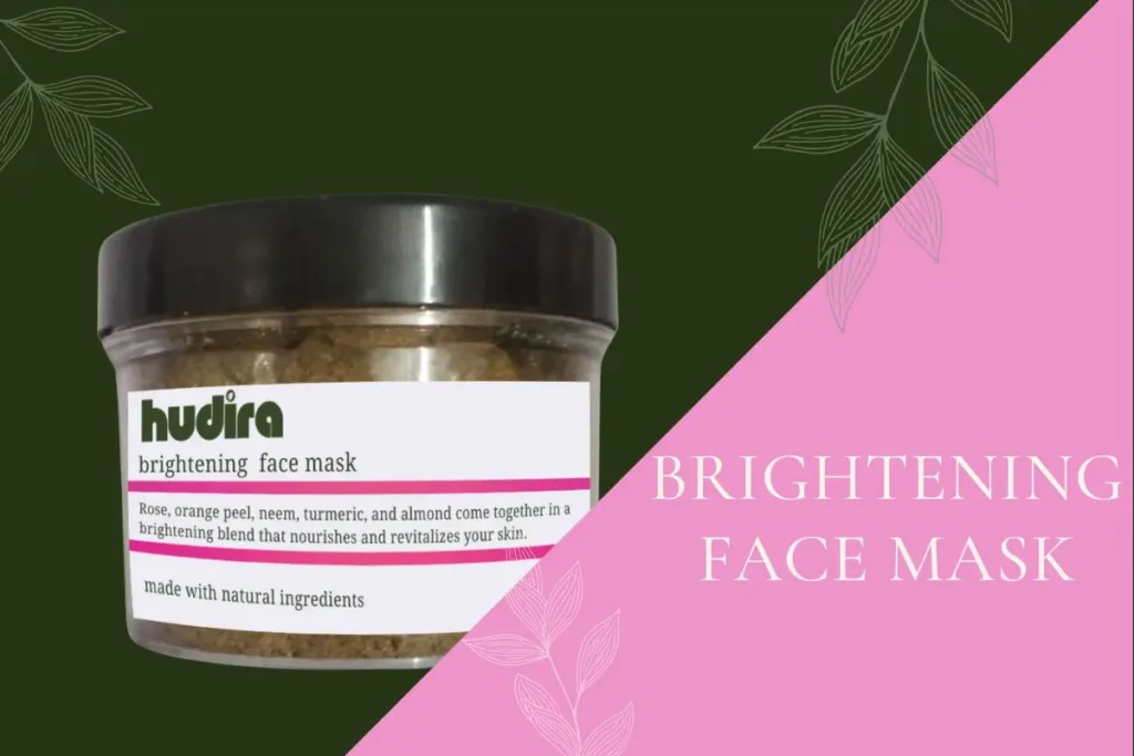 Organic Brightening Face Mask for postpartum skin care