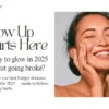 Glowing skin using best budget skincare products 2025 made with natural herbal ingredients.