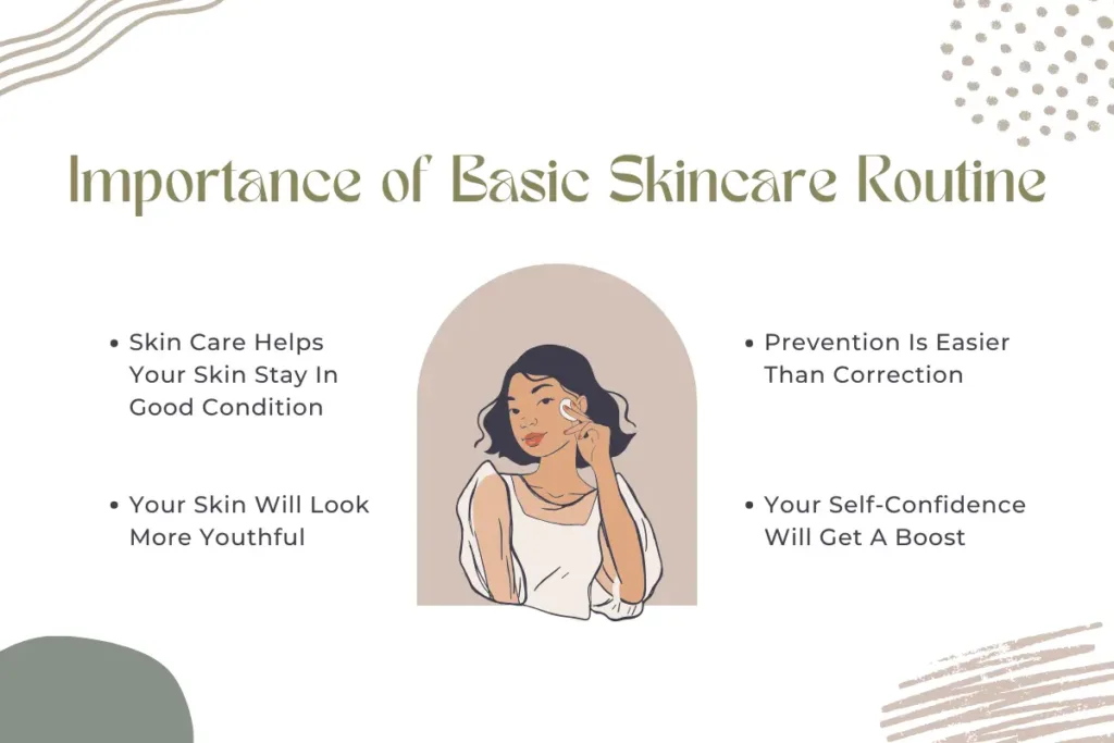 Importance of basic skincare routine – benefits of daily skin care for youthful, clear, and healthy skin.