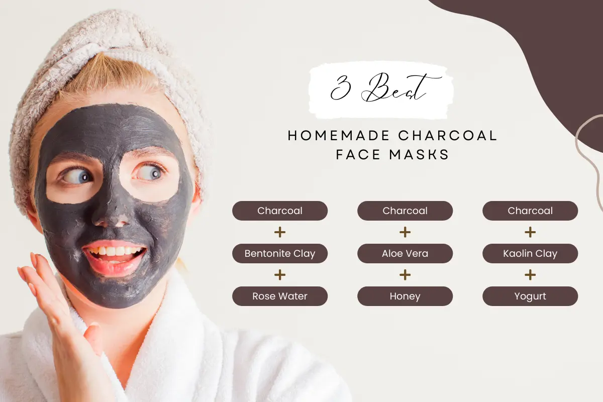 Best homemade charcoal face masks for glowing skin with natural ingredients.