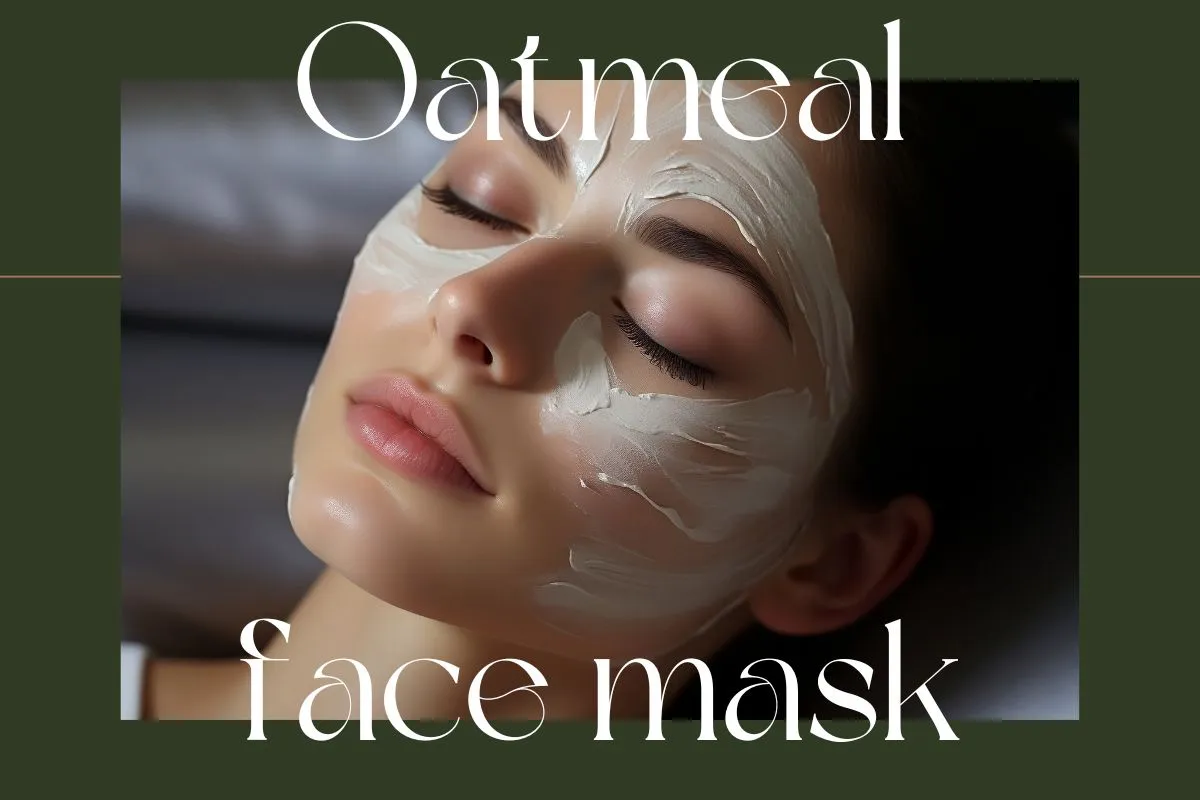 Oatmeal face mask for inflammation
