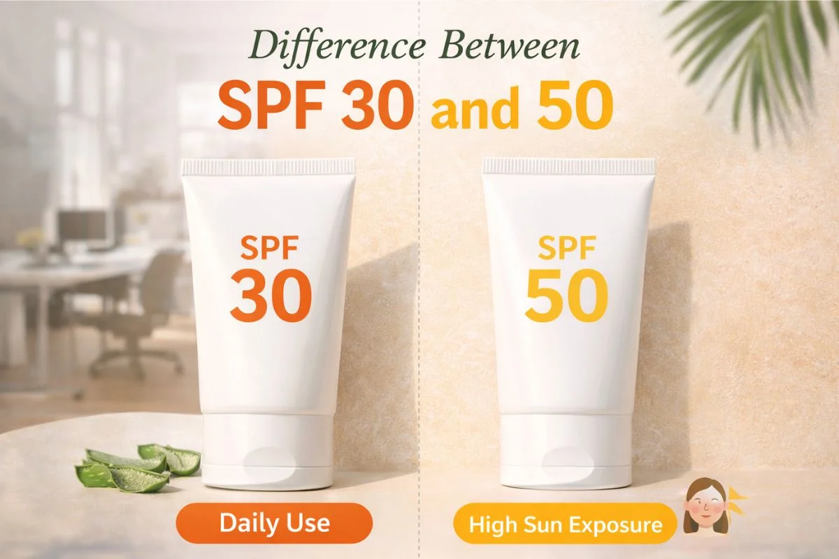 Difference between spf 30 and 50