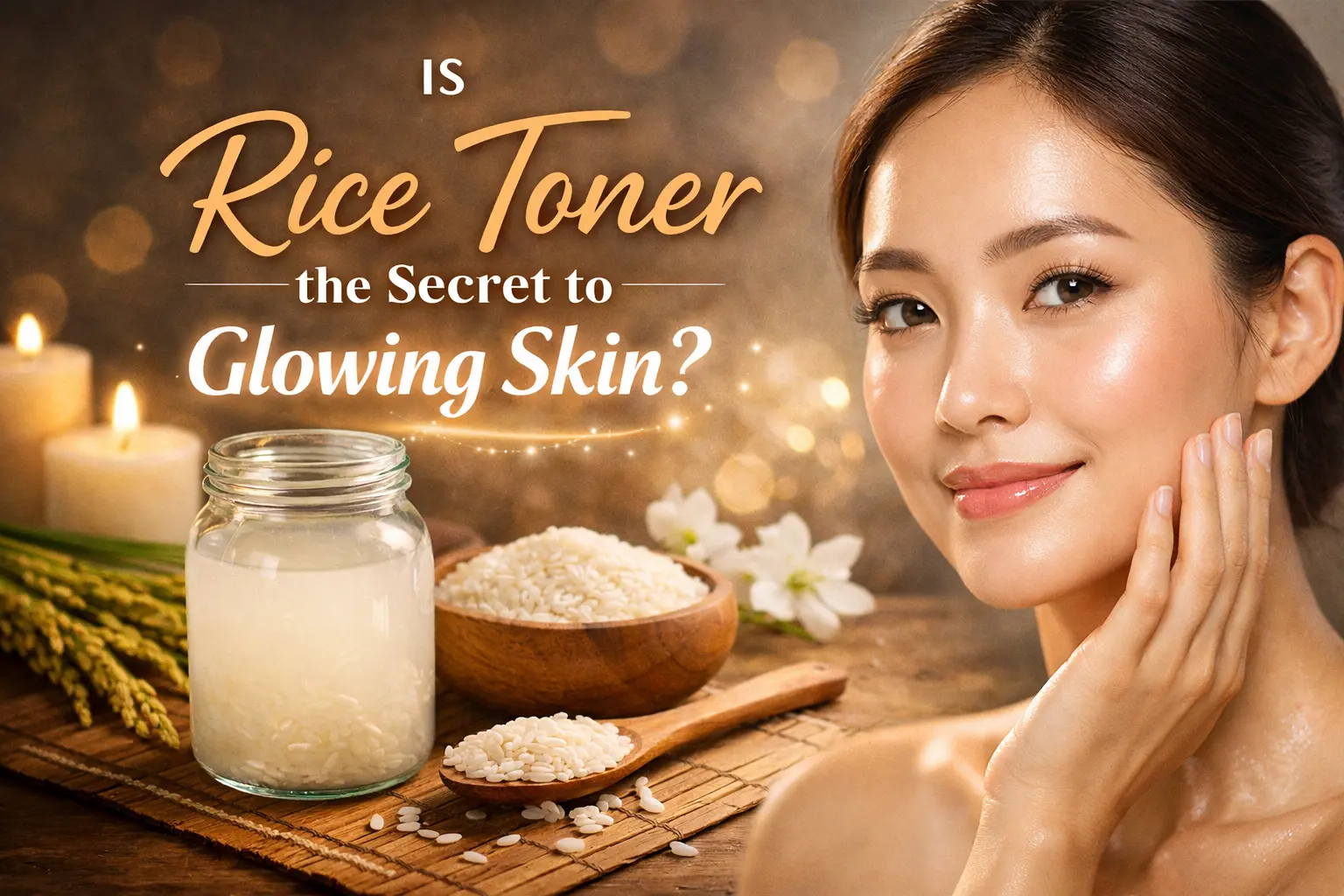 How to make rice toner at home?