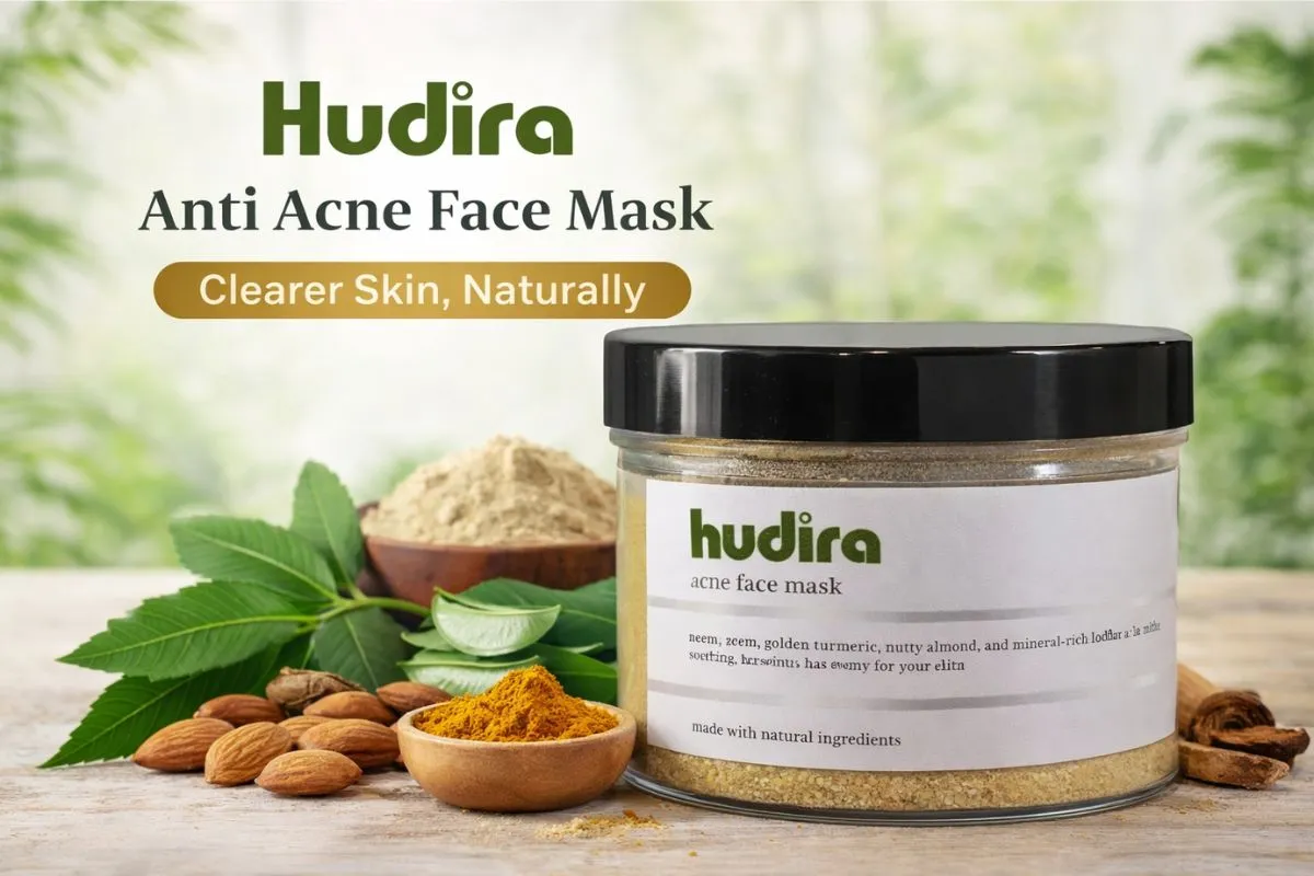 Hudira Anti Acne Face Mask | herbal face mask for acne