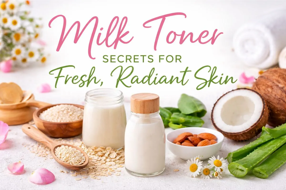 Milk Toners and natural beauty elements