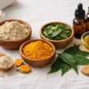 How to apply herbal facial mask evenly on face