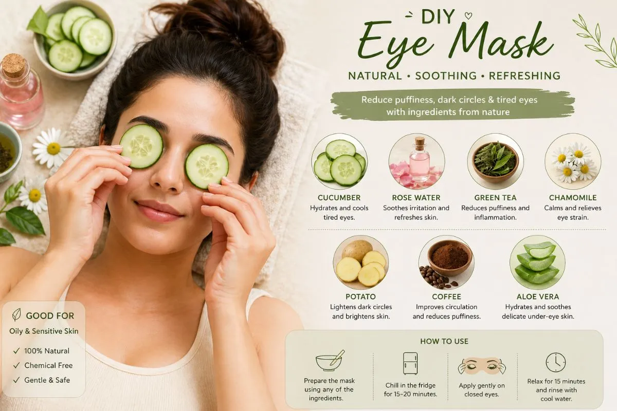 Best Herbal Ingredients for Eye Mask for Puffy Eyes