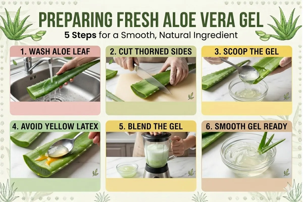 Homemade facial mask with aloe vera | Aloe Leaf Face Mask