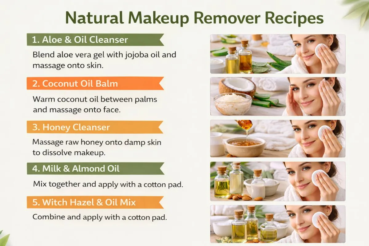 Natural Makeup Remover Recipes | Hudira