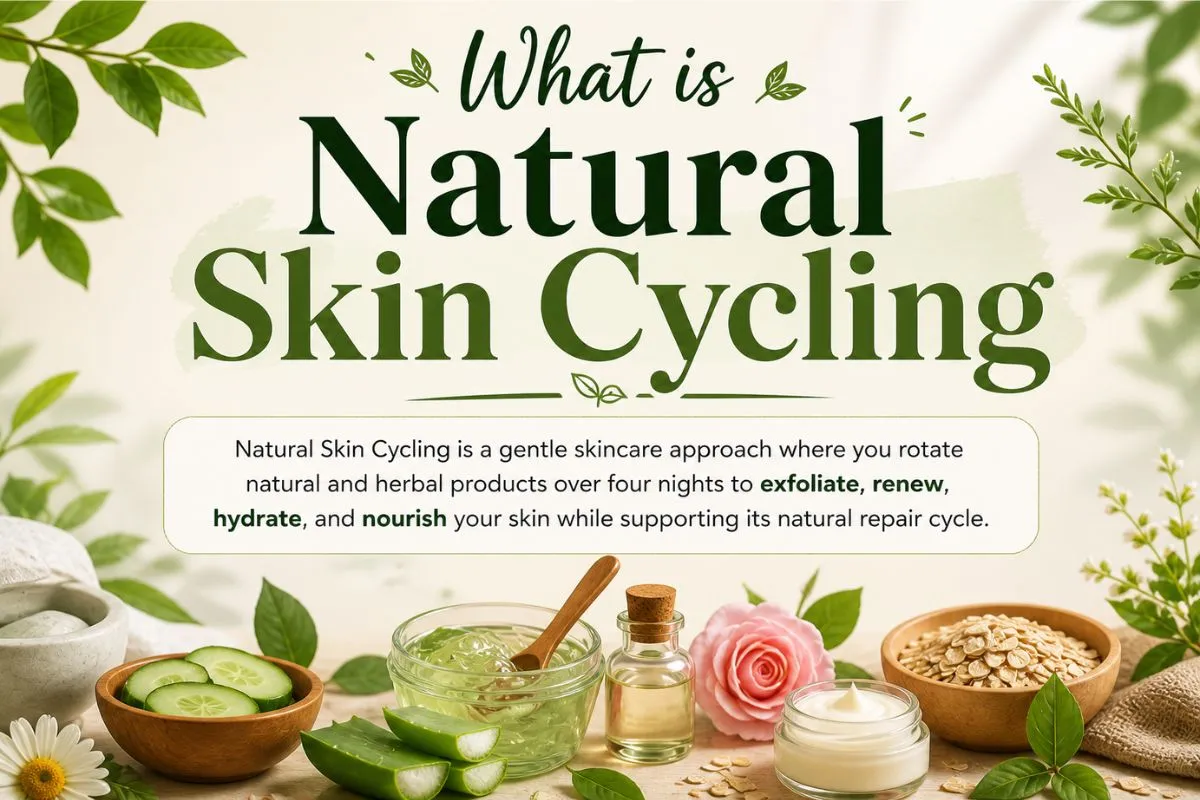 Gentle skin cycling routine for glowing healthy skin