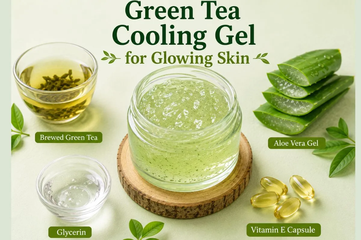 Green Tea Cooling Gel for Glowing-Skin