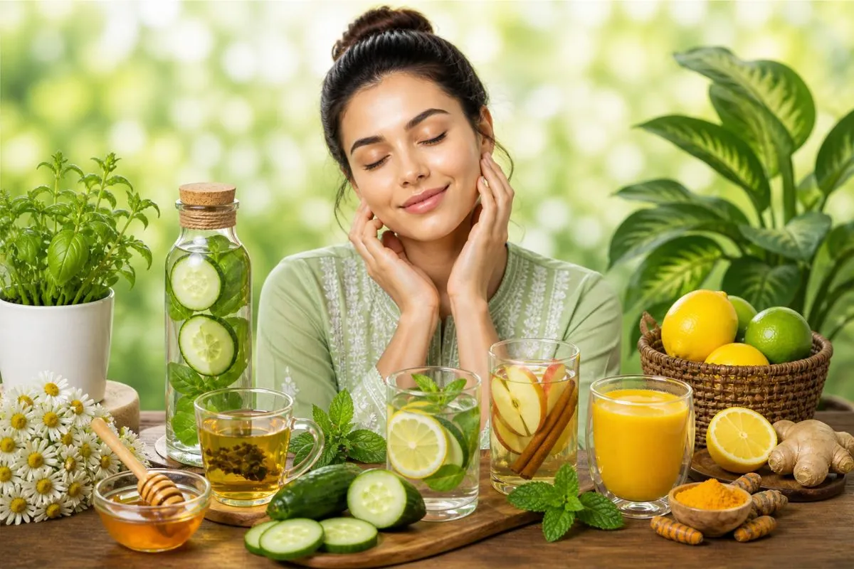 Natural detox for skin drinks for glowing healthy skin