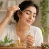 Natural face serum for glowing and healthy-looking skin