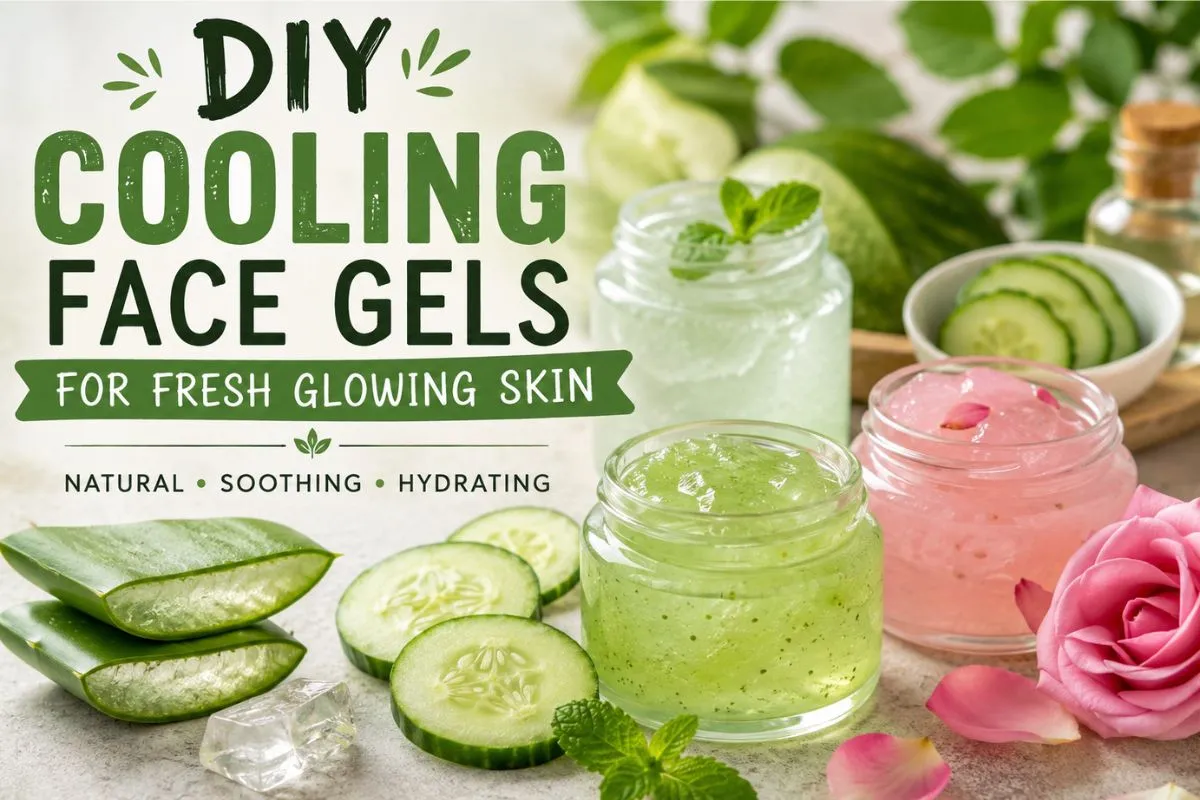 Refreshing DIY Cooling Face Gels for Soft Summer Skin