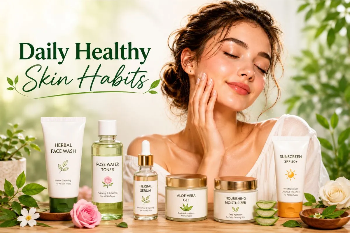 Simple Healthy Skin Habits for Clear and Glowing Skin