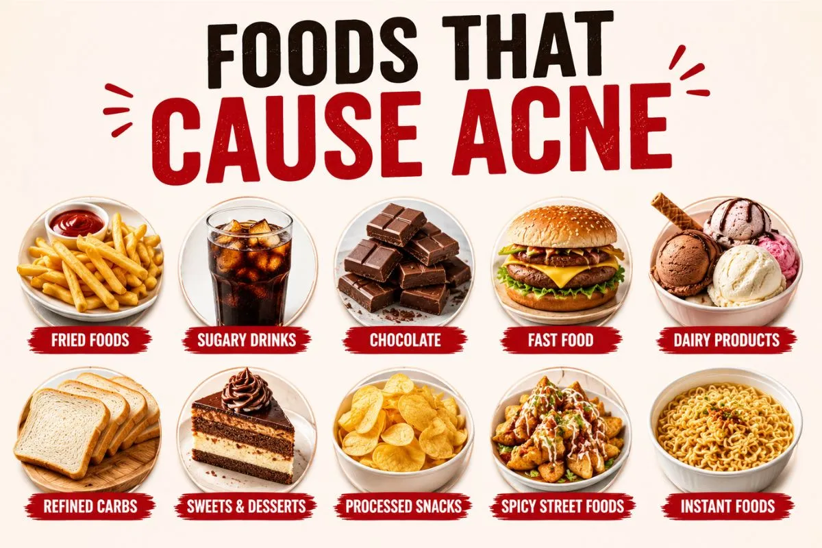What Food Cause Acne Breakouts
