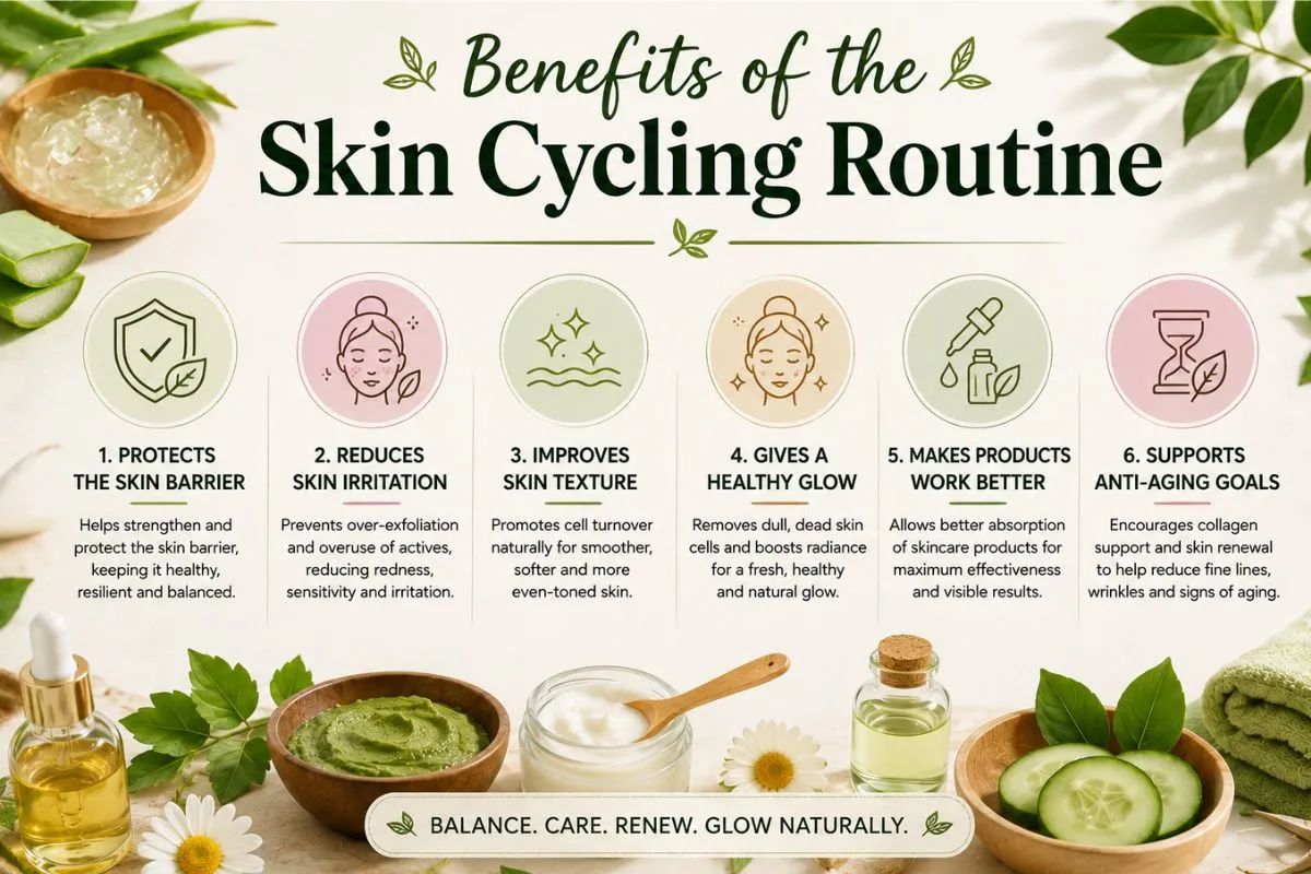 What is skin cycling routine | Benefits of skin cycling method