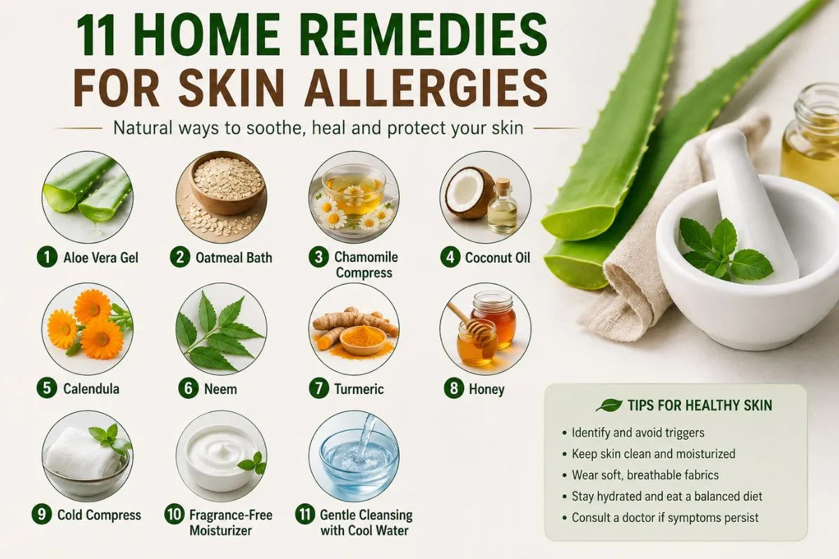 11 Home remedies for skin allergies