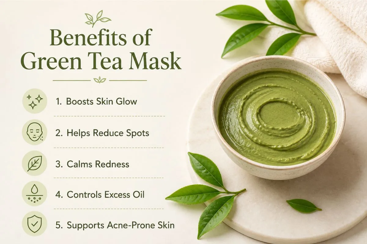 5 Benefits of Green Tea on Skin