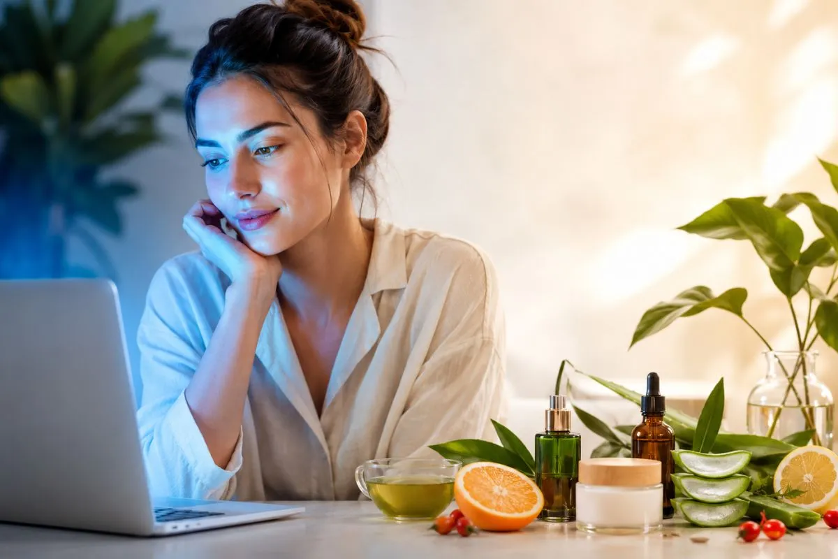 Effects of blue light on skin