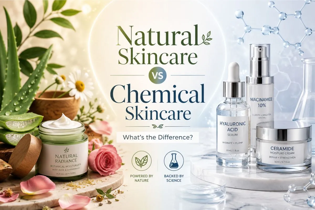 Natural Skincare vs Chemical Skincare: What’s the Difference