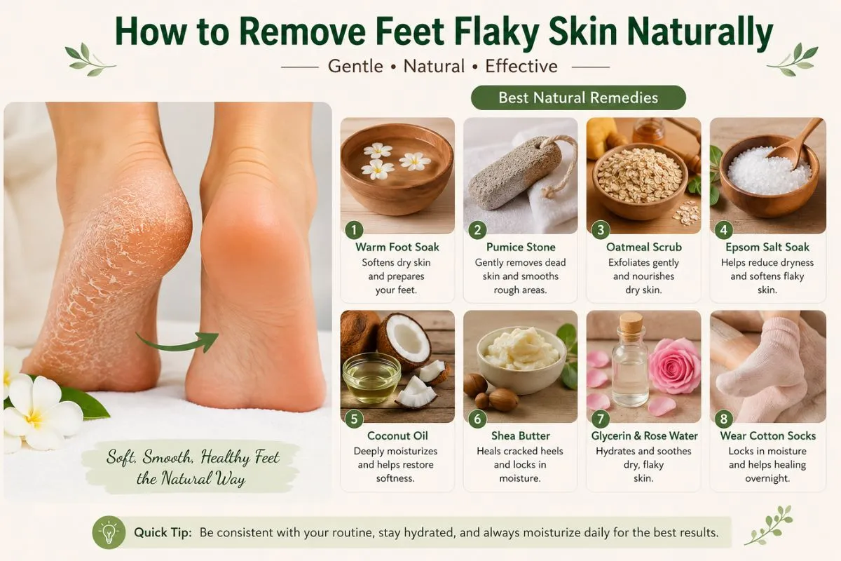 How to remove dead skin from feet?