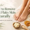 How to remove feet flaky skin naturally | dry skin