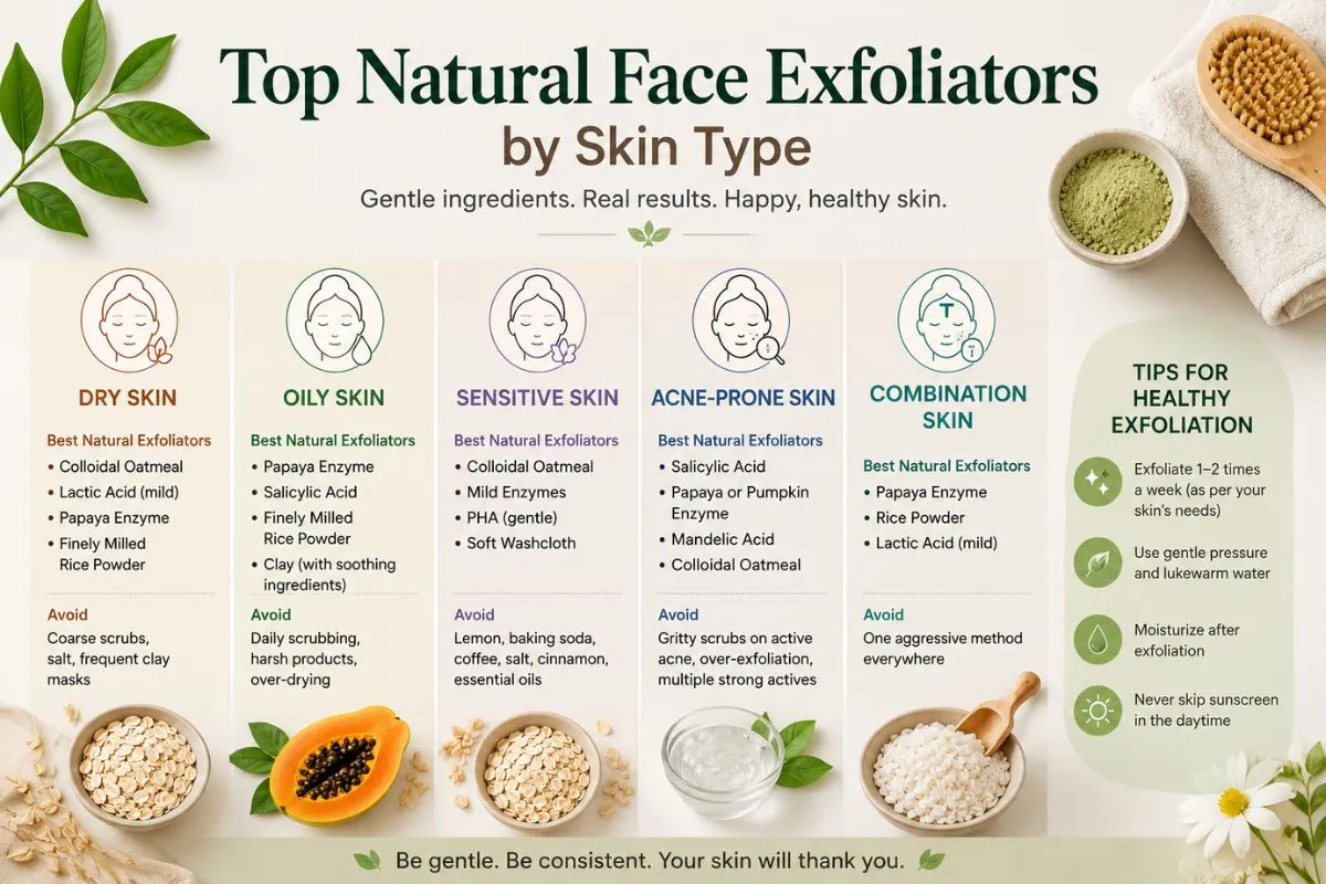 Top Natural Face Exfoliator for All Skin Types