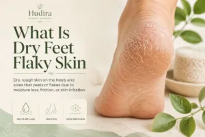 What is dry feet flaky skin?