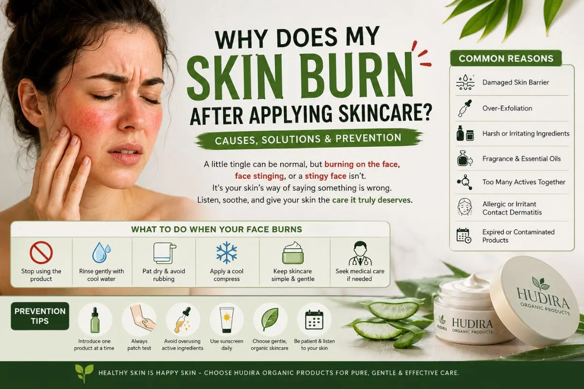 Why Does My Skin Burn After Applying Skincare?
