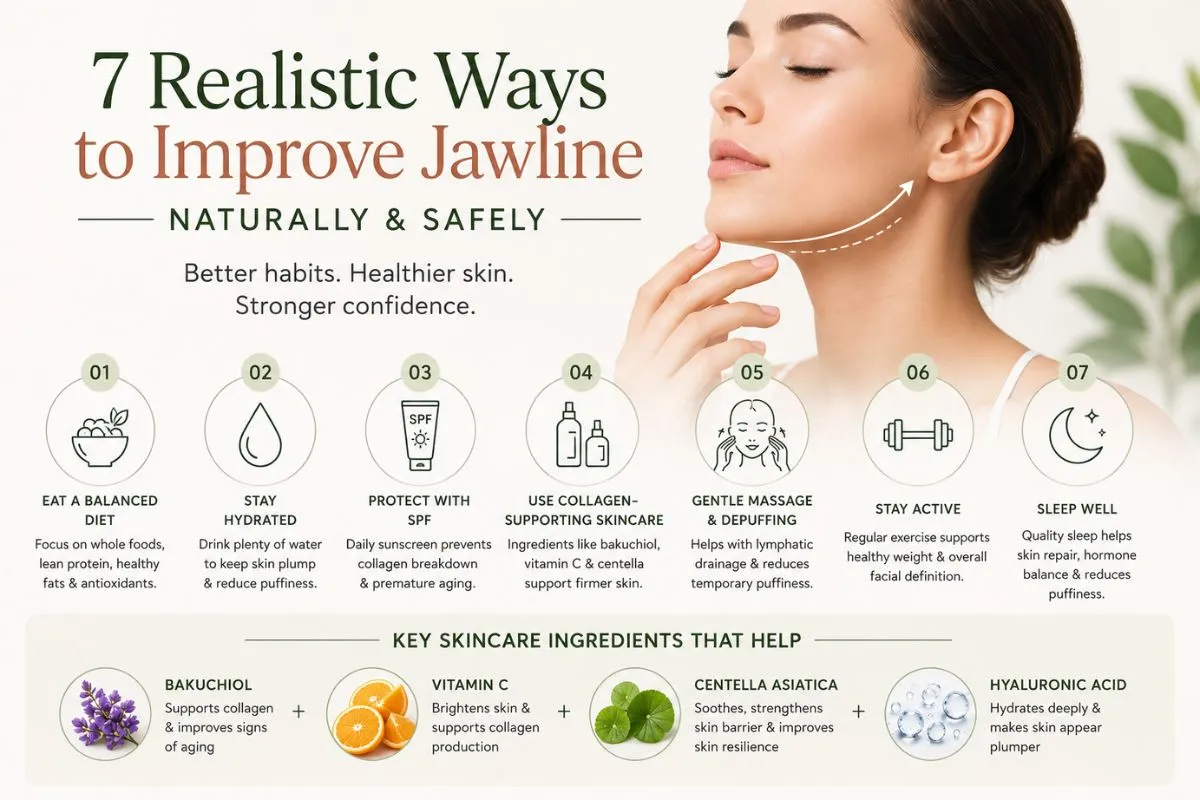 7 Realistic Ways to Improve Jawline Appearance Naturally