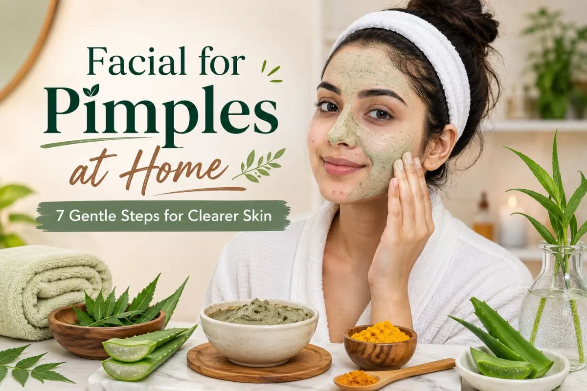Facial for Pimples at Home: 7 Gentle Steps for Clearer Skin