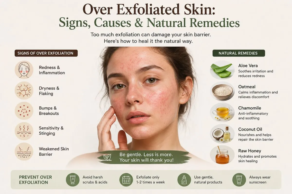 Over-Exfoliation Rescue: 7 Natural Remedies for Over-Exfoliated Skin