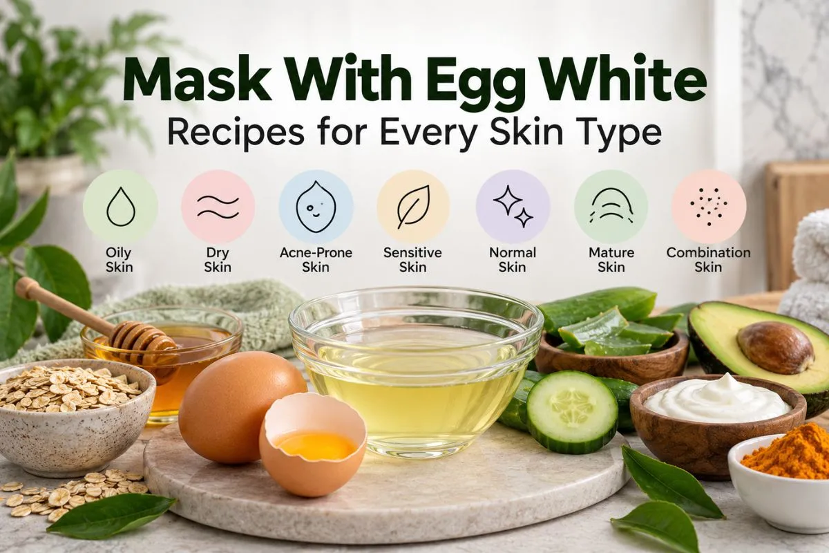 Easy Mask With Egg White | Egg Mask for Skin