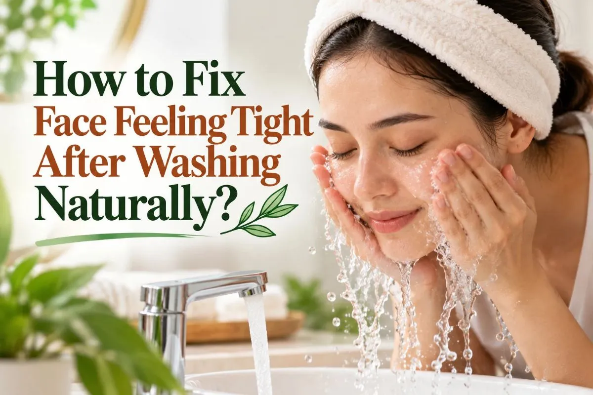 How to fix Face Feeling Tight After Washing