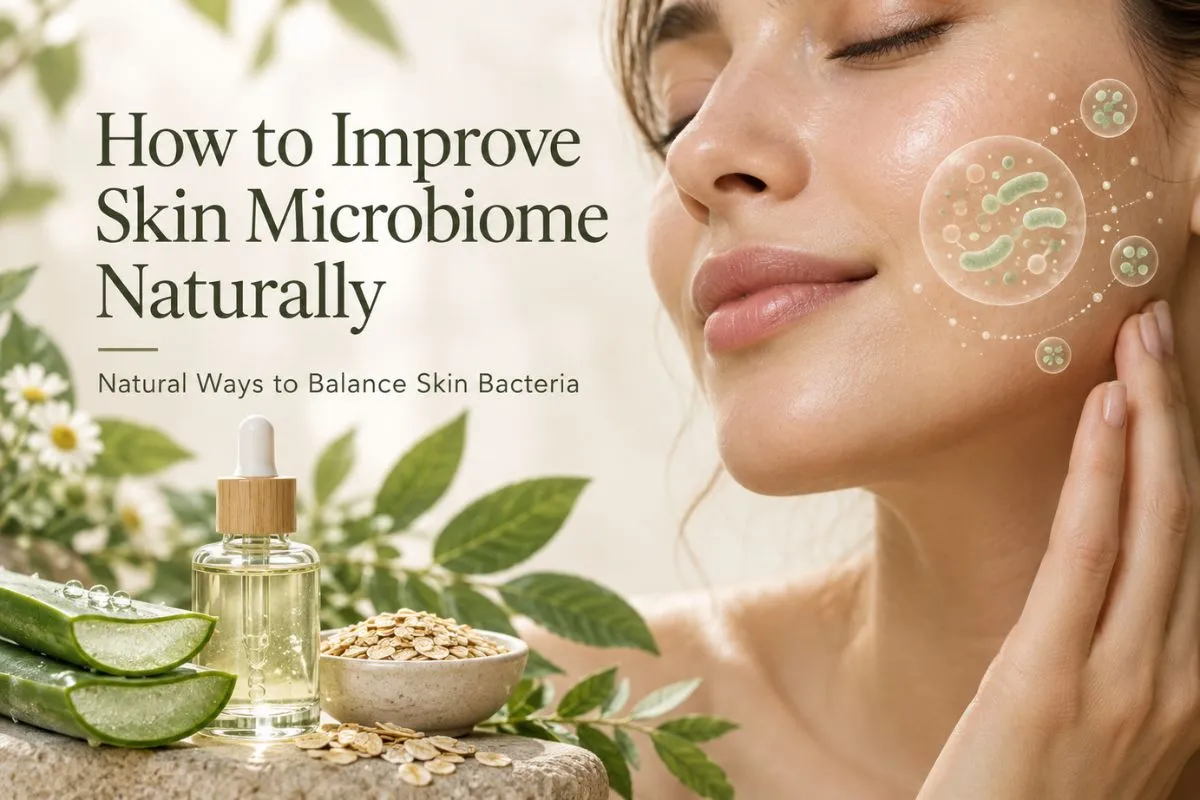 How to improve skin microbiome naturally