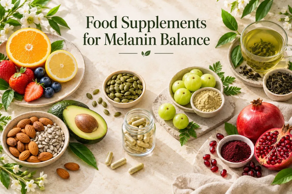 Melanin Food Supplement to Balance | Hudira