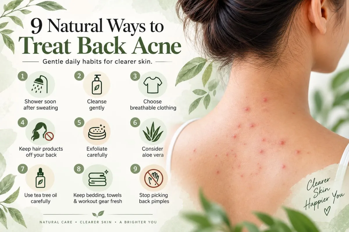 How to get rid of acne on back?