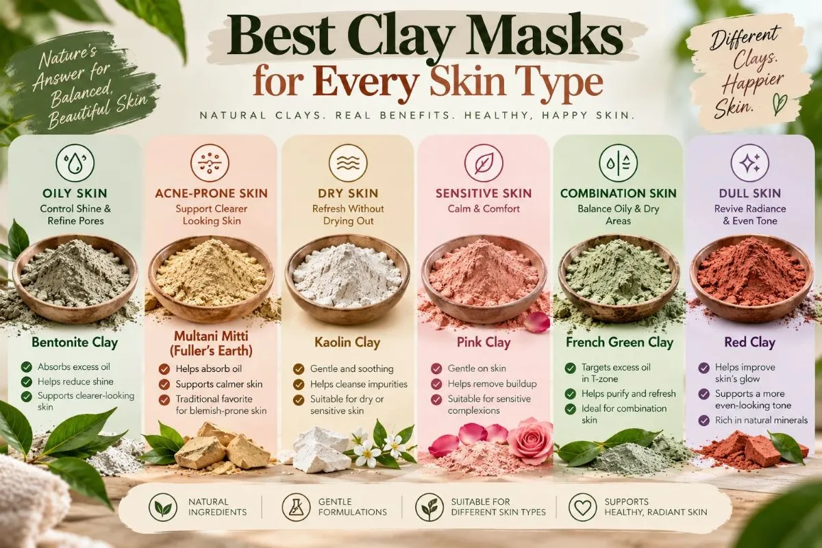 Best Clay Mask for Every Skin Type | Facial Clay Mask