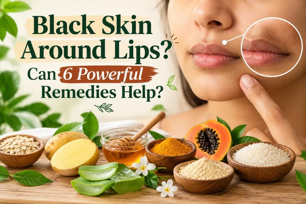 How to Remove Black Skin Around Lips? | Dark Upper Lip