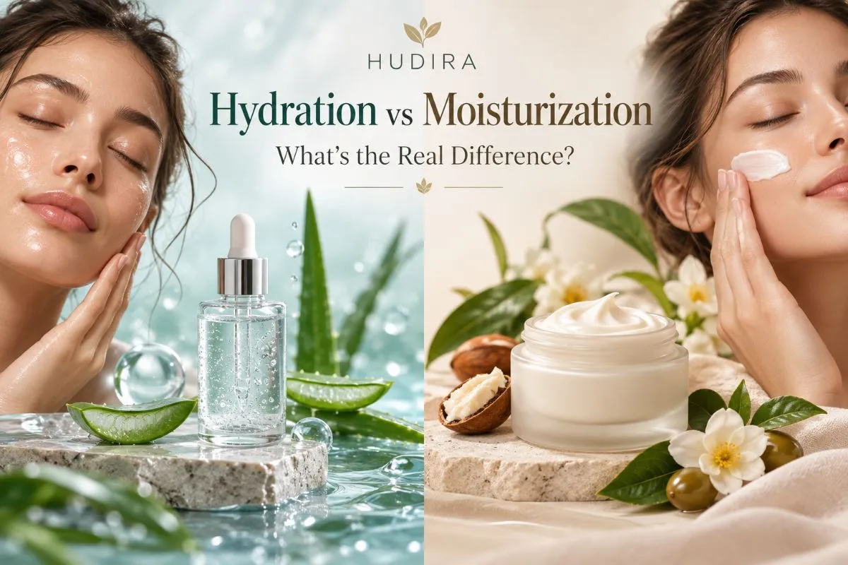 Hydration vs Moisturization How Are They Different?