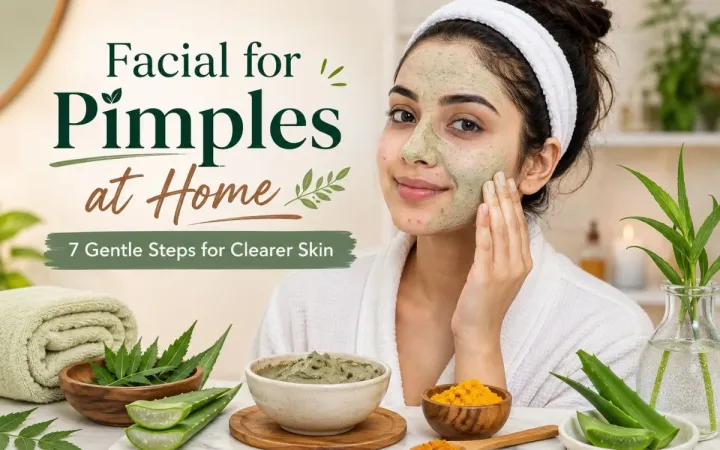 Facial for Pimples at Home: 7 Gentle Steps for Clearer Skin