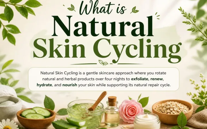Gentle skin cycling routine for glowing healthy skin