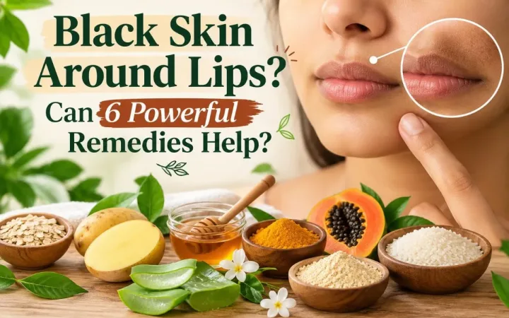 How to Remove Black Skin Around Lips? | Dark Upper Lip