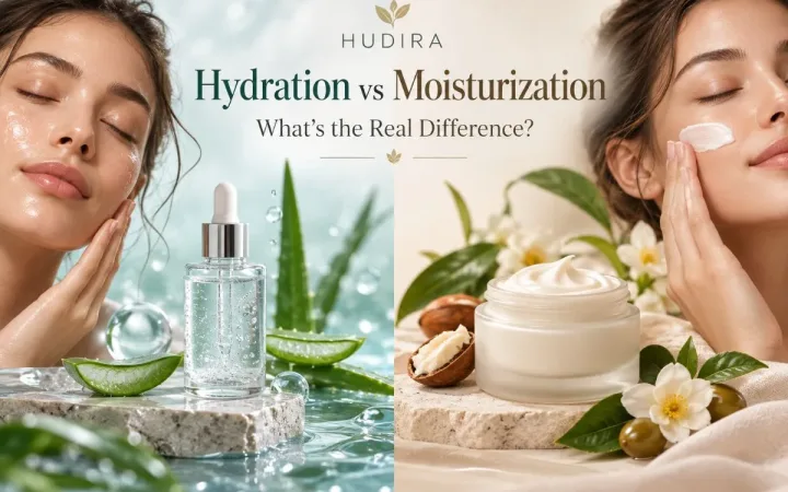 Hydration vs Moisturization How Are They Different?