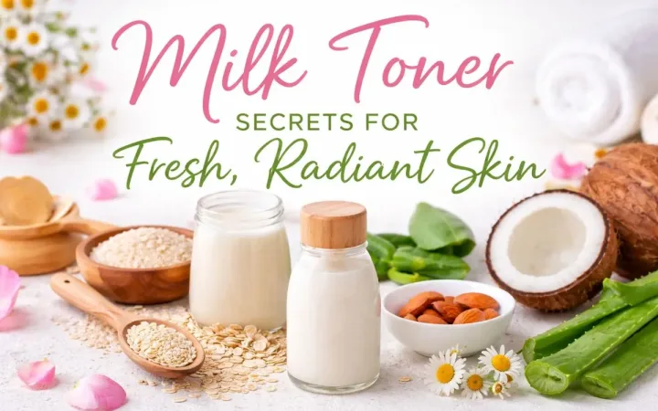 Milk Toners and natural beauty elements