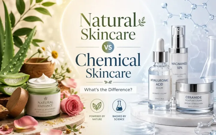Natural Skincare vs Chemical Skincare: What’s the Difference
