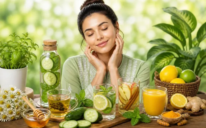 Natural detox for skin drinks for glowing healthy skin